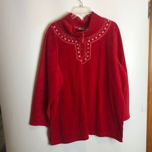 White Stag Partial Zip Fleece 22W 24W PLUS SIZE